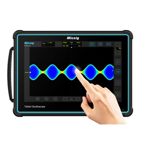 [MICSIG TO3004] 300MHz 4Ch Tablet Oscilloscope, 테블릿 오실로스코프